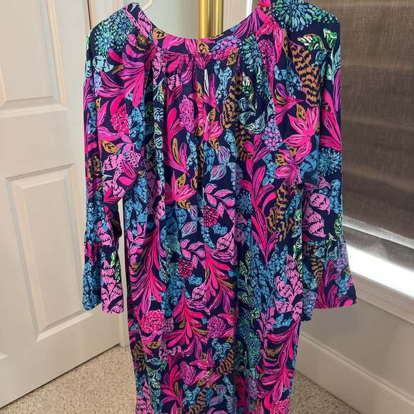 Lilly Pulitzer Flair Sleeve Dress XL - Picture 3 of 3